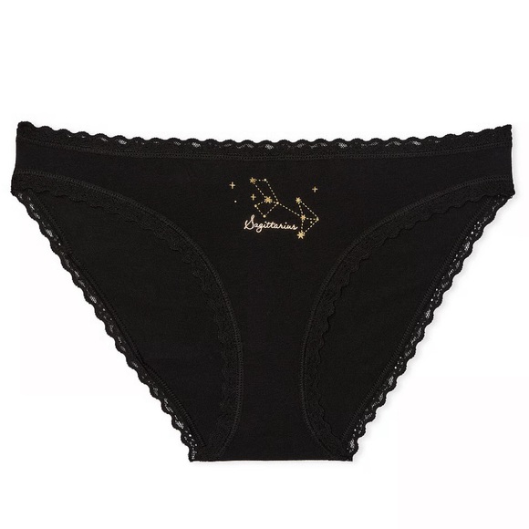 ♐️ Sagittarius Zodiac Symbol Lace Trim Panty Victoria Secret Small NWT - Picture 10 of 10